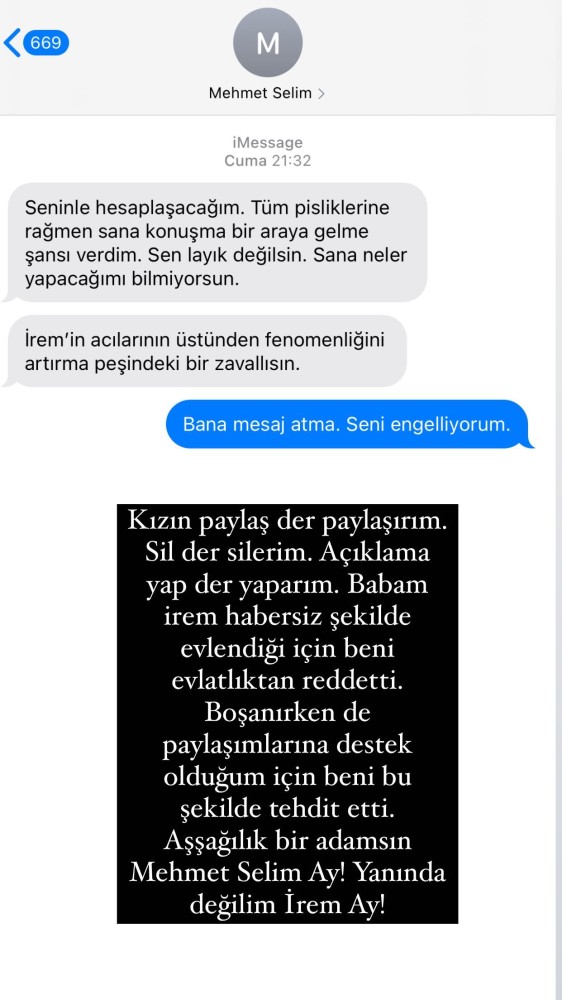 dilan ay dan babası ve kardesi irem ay a isyan 1